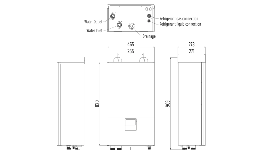 MyCond BeeHeat Overall dimensions - 1
