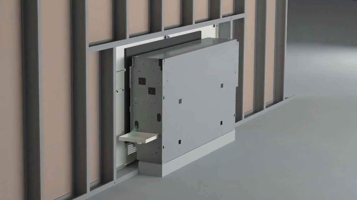 MyCond Built-in floor standing for installation in a wall