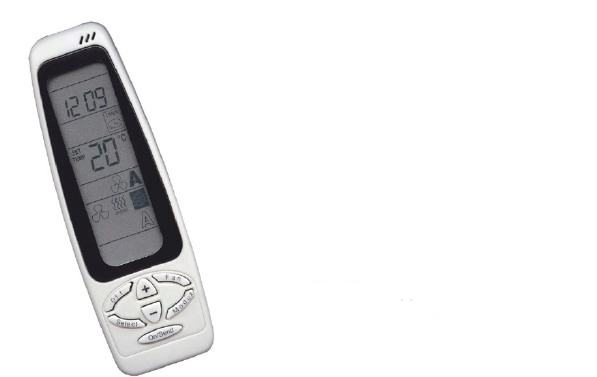 MyCond FHW Wall-mounted fan coil unit in modern interior setting.