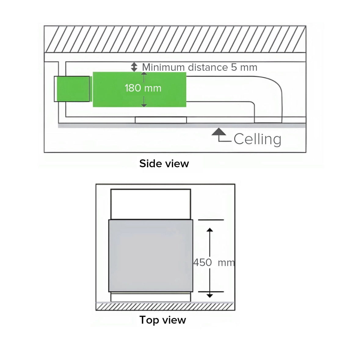 MyCond Low ESP slim duct ceiling mounting
