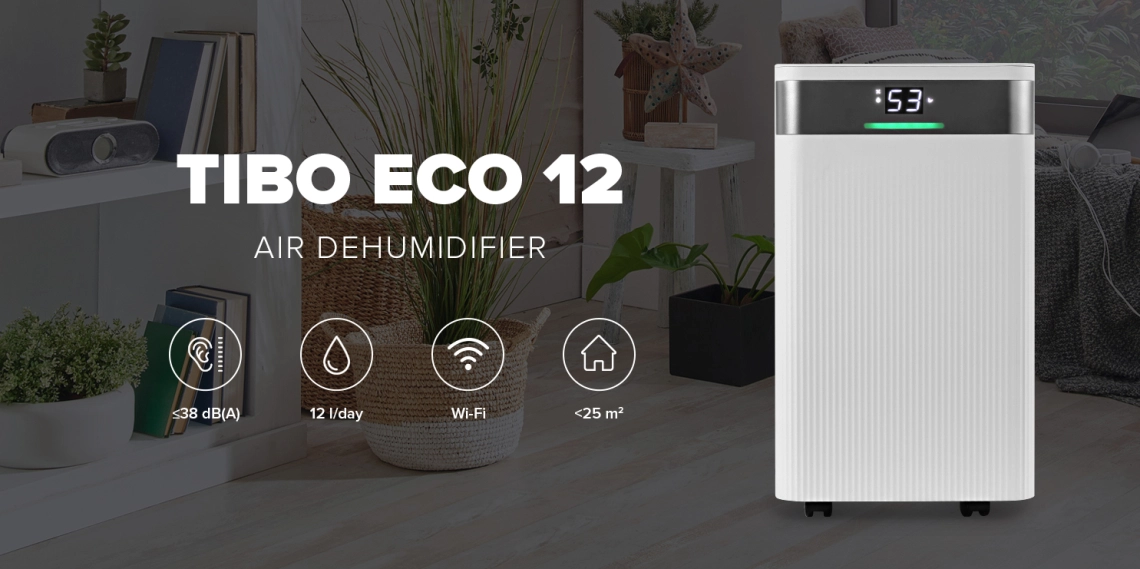 MyCond TIBO Eco 12 Compact eco-friendly residential air dehumidifier.