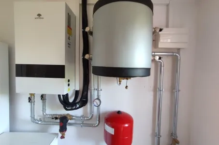 Villa with Mycond Split heat pumps BeeHeat MHS-N14BH/MHS-U14BH